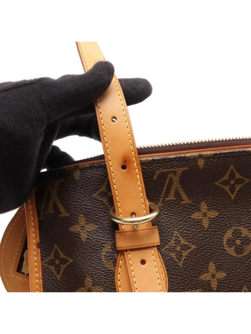Louis Vuitton Tote Bag Popincourt Monogram Canvas Leather Povincourt
